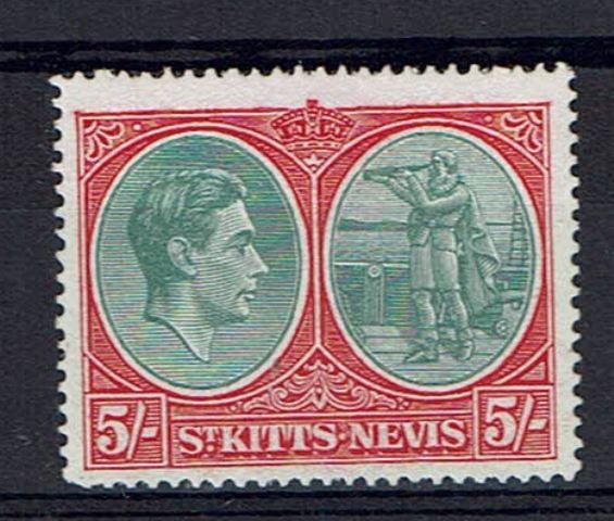 Image of St Kitts Nevis SG 77bb LMM British Commonwealth Stamp